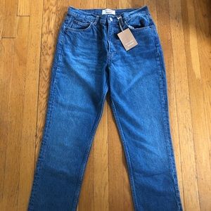 Reformation Jean- Julia Crop High Cigarette Jean